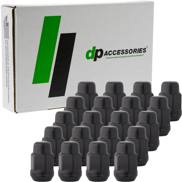 DPAccessories 7/16-20 Lug Nuts - Closed End Bulge Acorn - 19mm (3/4") Hex - 1.4" Tall