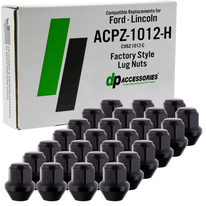 DPAccessories Lug Nuts Compatible Replacement for Ford-Lincoln ACPZ-1012-H, CV6Z-1012-C