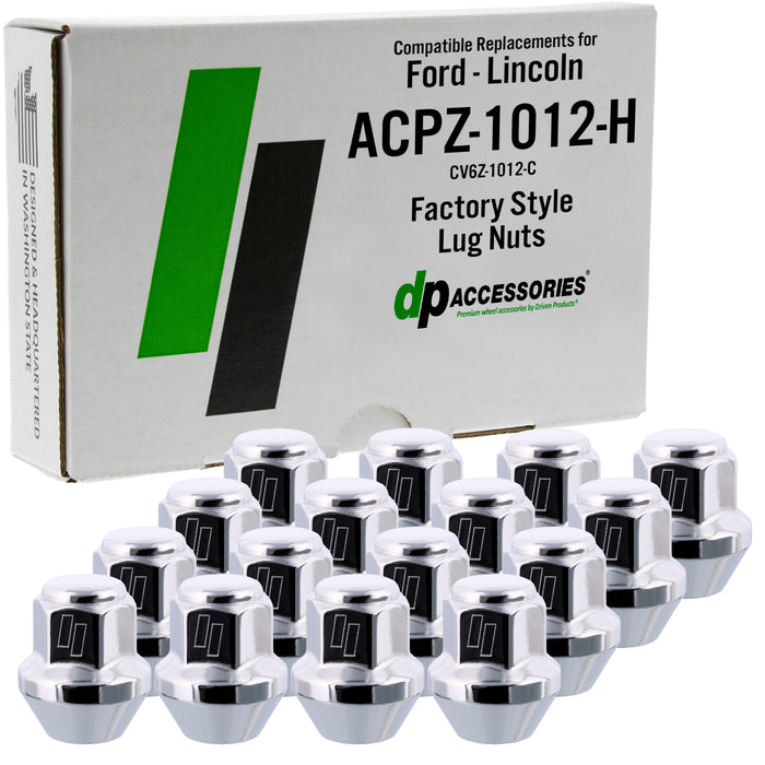 DPAccessories Lug Nuts Compatible Replacement for Ford-Lincoln ACPZ-1012-H, CV6Z-1012-C