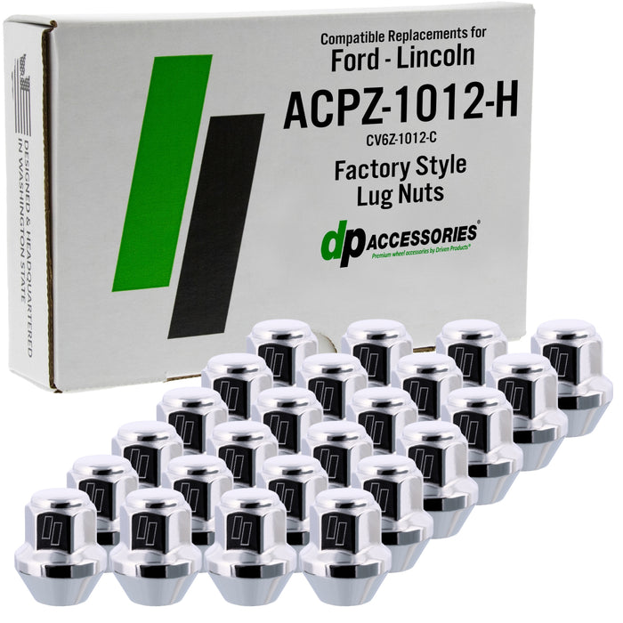 DPAccessories Lug Nuts Compatible Replacement for Ford-Lincoln ACPZ-1012-H, CV6Z-1012-C