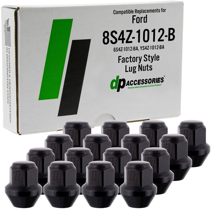 DPAccessories Lug Nuts Compatible Replacement for Ford 8S4Z-1012-B, 6S4Z-1012-BA, YS4Z-1012-BA