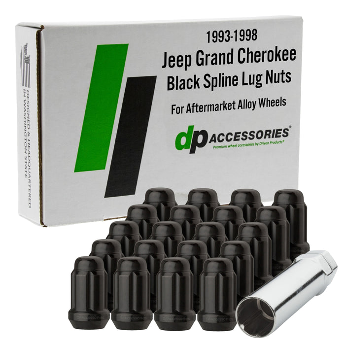 DPAccessories Lug Nuts compatible with 1993-1998 Jeep Grand Cherokee