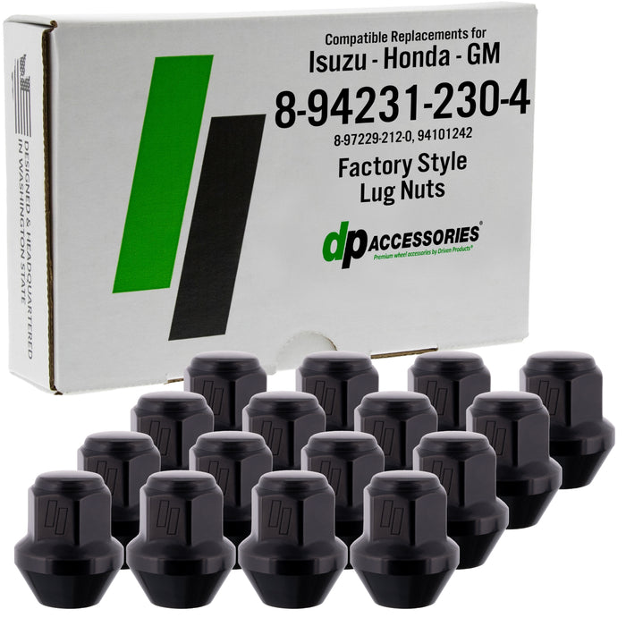 DPAccessories Lug Nuts Compatible Replacement for Isuzu-Honda-GM 8-94231-230-4 8-97229-212-0 94101242