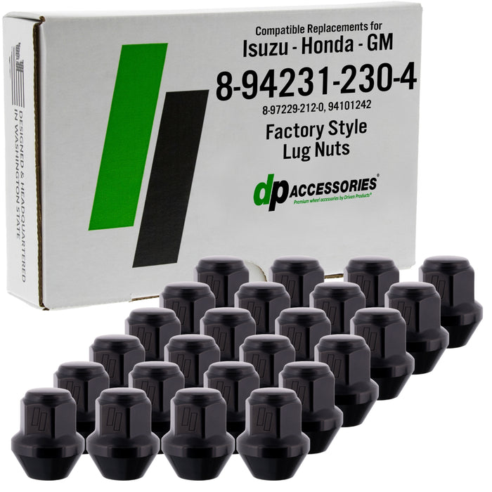 DPAccessories Lug Nuts Compatible Replacement for Isuzu-Honda-GM 8-94231-230-4 8-97229-212-0 94101242