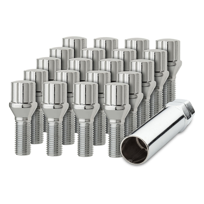 M12x1.25B Spline Tuner Lug Bolt for Aftermarket Wheels (27mm Shank)