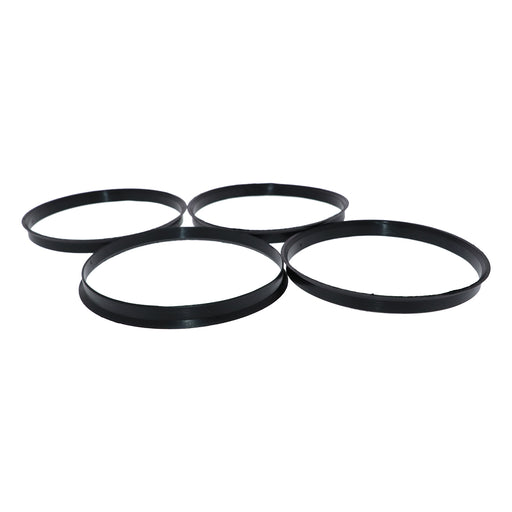 Black Polycarbonate Hub Centric Rings 108mm to 100mm - 4 Pack