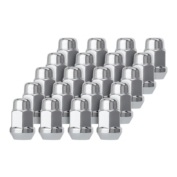 7/16"-20 Bulge Acorn Wheel Lug Nut (3/4" Hex - Conical Seat)