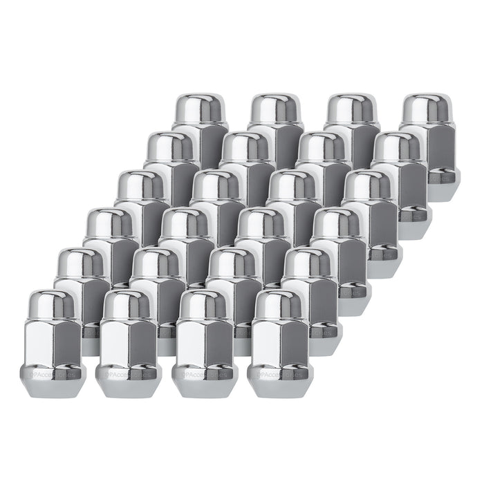 7/16"-20 Bulge Acorn Wheel Lug Nut (3/4" Hex - Conical Seat)