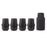 1/2"-20 Bulge Acorn Locking Wheel Lug Nuts (3/4" Hex - Conical Seat)