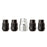 1/2"-20 Bulge Acorn Locking Wheel Lug Nuts (3/4" and 13/16" Hex)