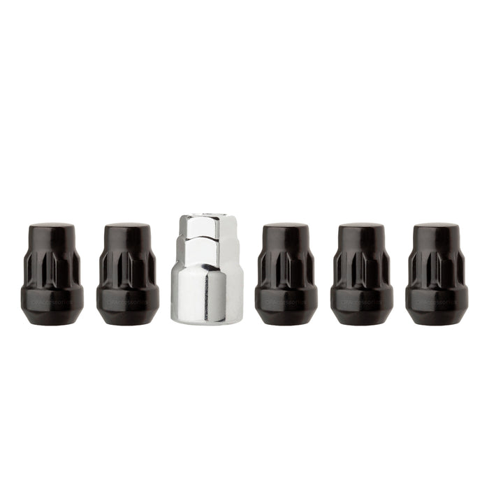 1/2"-20 Bulge Acorn Locking Wheel Lug Nuts (3/4" and 13/16" Hex)