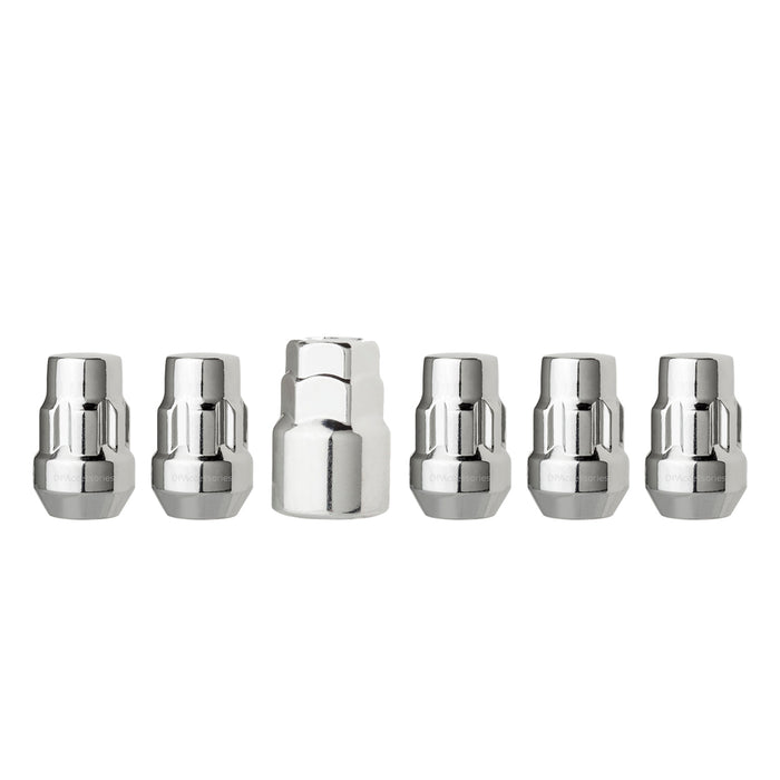 1/2"-20 Bulge Acorn Locking Wheel Lug Nuts (3/4" and 13/16" Hex)