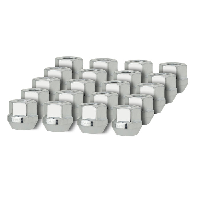 7/16"-20 Open End Bulge Acorn Wheel Lug Nut (3/4" Hex - Conical Seat)