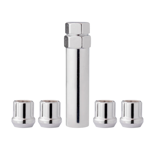 1/2"-20 Open End Spline/Tuner Locking Lug Nuts for Aftermarket Wheels