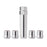 1/2"-20 Open End Spline/Tuner Locking Lug Nuts for Aftermarket Wheels