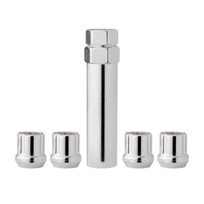 1/2"-20 Open End Spline/Tuner Locking Lug Nuts for Aftermarket Wheels